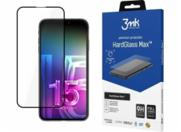 3mk tvrzené sklo HardGlass MAX pro Apple iPhone 15 Pro Max, černá