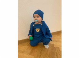 Kojenecká bavlněná čepička New Baby Luxury clothing modrá Vel.80/86