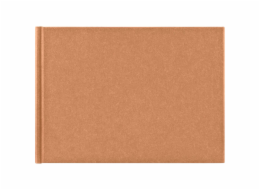 Hama Wrinkled Bookbound 24x17 36 white pages brown 7614