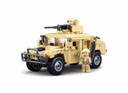 Sluban Army Model Bricks M38-B0837 Hummer bojový off road