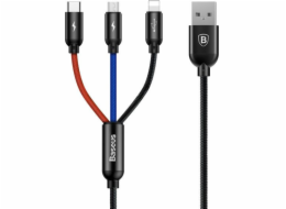 Adaptér BASEUS USB Typ AM, USB Typ C, Micro, Lightning