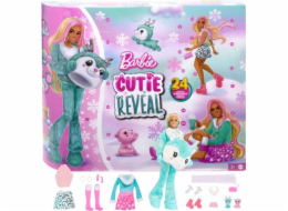 Mattel Barbie Cutie Reveal adventní kalendář 2023, panenka