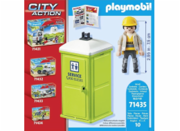 PLAYMOBIL 71435 City Action mobilní toaleta, stavebnice