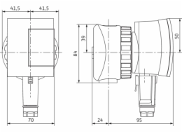 Recirkulační čerpadlo WILO STAR-Z NOVA, 84 mm