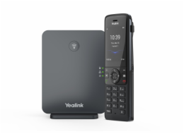 Yealink W78P, IP DECT báze+ručka, PoE, 2,4" bar.disp., až 10 ruček