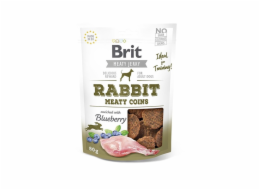 Brit Jerky Rabbit Meaty Coins lahodné 80g