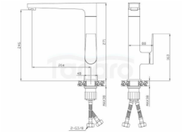 Invena Midnight BZ-35-014-V, Kuchyňská baterie