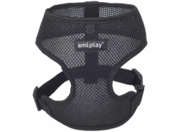 Postroj pro psy AMIPLAY AIR, černý, L