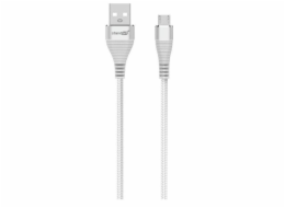 Kabel STANDART USB TypeA M, MicroUSB M 1,2m šedý GT-RH014