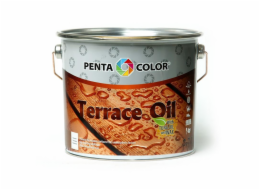 Tungu olej na terasy Pentacolor Terrace Oil, hnědý, 2,7l