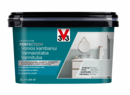 Smaltovaná barva V33 Perfection Koupelna, 2 l, světle šedá