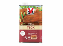 Olej na zahradní nábytek V33 Huile Teck, bezbarvý 1l