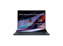 ASUS NTB Zenbook Pro 14 Duo (UX8402VV-OLED037X) i9-13900HU,14.5" 2880x1800,32GB,2TB SSD,NVIDIA RTX 4060,W11Pro,Black