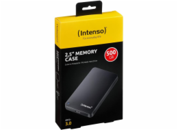 INTENSO 500GB MemoryCase 2,5" USB3.0 čierny