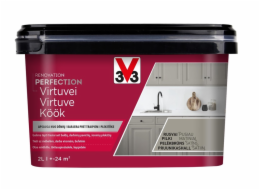 Smaltovaná barva V33 Perfection Kitchen, 2 l, Hnědošedá