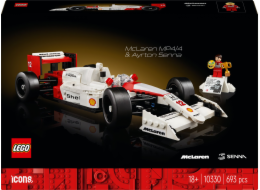 LEGO 10330 Icons McLaren MP4/4 & Ayrton Senna, stavebnice