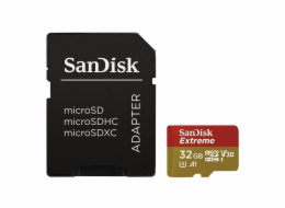 PAMĚŤOVÁ KARTA SANDISK 32GB MICRO SDHC EXTREME 100MB/s