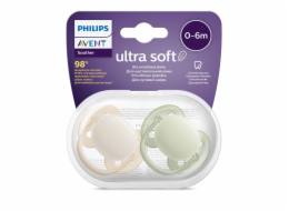 Šidítko Avent Ultrasoft Premium 0-6 m 2ks kluk