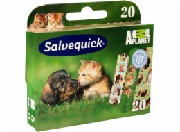 Salvequick Salveqiuck Animal Planet náplasti pro děti 1 balení-20 ks