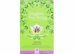 English Tea Sho Jasmínový zelený čaj (20x2) BIO 40g