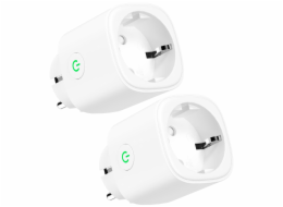 Meross Smart Wi-Fi Plug Matter with Energy Monitor (2 Pack)