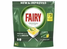 Fairy Platinum All In One Lemon tablety do myčky na nádobí, 75 tabl