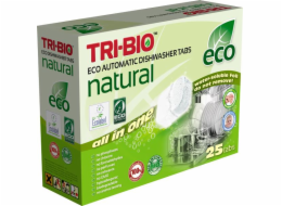 Tablety do myčky Tri-Bio Natural All in One, 25 ks.