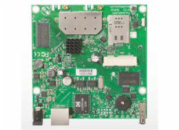 MikroTik RouterBOARD RB912UAG-2HPnD, 64MB, 802.11b/g/n, L4, 2xMMCX, 1xGLAN, miniPCIe, L4