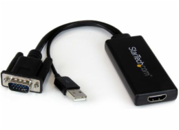 StarTech D-Sub (VGA) - HDMI + USB-A AV adaptér černý (VGA2HDU)