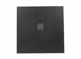Sprchová vanička STRATO, 90×90 cm, černá