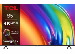 TCL 85P745 TV SMART Google TV LED/215cm/4K UHD/2700 PPI/50Hz/HDR10+/Direct LED/Dolby Atmos/DVB-T/T2/C/S/S2/VESA