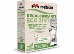 Čistič pro kávovary Meliconi, 656163, Eco, 2v1, pro kávovary a malé domácí spotřebiče, 2 x 250 ml