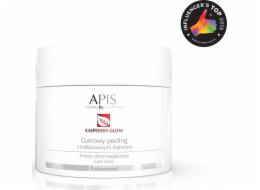 APIS Raspberry Glow Sugar Scrub cukrový scrub s lyofilizovanými malinami 220g