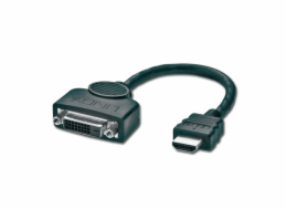 Lindy HDMI - DVI-D AV adaptér černý (41227)