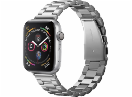 Spigen MODERN FIT BAND APPLE HODINKY 1/2/3/4 (42/44MM) STŘÍBRNÉ univerzální