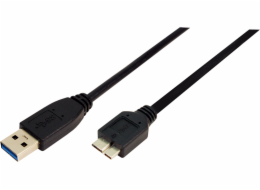 LogiLink USB-A - micro-B USB kabel 0,6 m černý (CU0037)