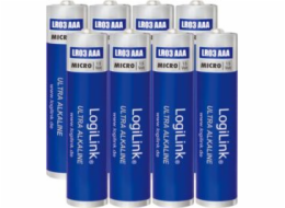 Baterie LogiLink Ultra Power AAA / R03 650mAh 8 ks.