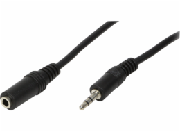 Kabel LogiLink Jack 3,5 mm – Jack 3,5 mm 10 m černý (CA1056)