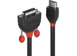 Lindy HDMI - DVI-D kabel 1m černý (36271)