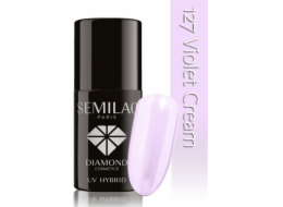 Semilac UV Hybrid hybridní lak 127 Violet Cream 7ml