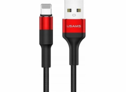 Usams USB-A – Lightning kabel 1,2 m červený (SJ220IP02)