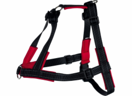 Měkký postroj pro psy Trixie Lead Walk, černo-červený, velikost SM, 45-70 cm