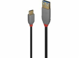 Lindy USB-A - USB-C USB kabel 0,5 m černý (36910)