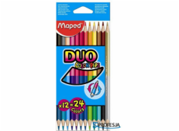 Pastelky Maped Colorpeps Duo 12=24 barev (165609)