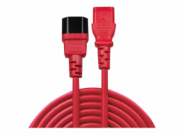 Lindy IEC 13/14 napájecí kabel červený 2m - 30478