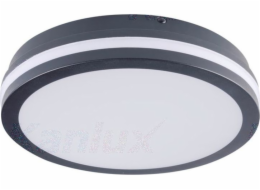 Kanlux Plafoniera LED stropní svítidlo s pohybovým senzorem BENO 24W NW-O-SE GR 1920lm 4000K IP54 33345