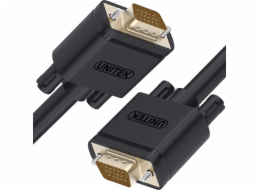 Unitek D-Sub (VGA) - D-Sub (VGA) kabel 12m černý (Y-C535G)