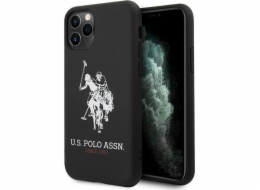 US Polo Assn US Polo USHCN65SLHRBK iPhone 11 Pro Max černá/černá silikonová kolekce