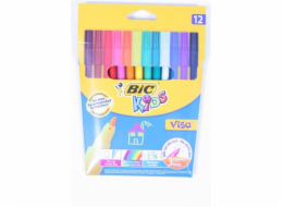 Bic PENS 12 COL UMÝVATELNÉ BC KID VISA PUD 888695