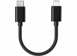 FiiO USB-C - Lightning USB kabel 0,1 m černý